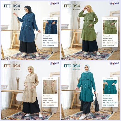 Tunik Inspire Youth ITU 024  [Tunik Muslimah]