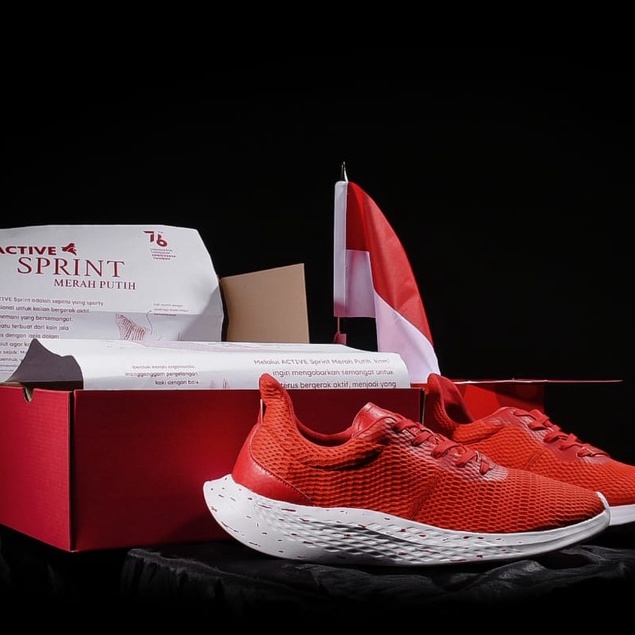 Sepatu Brodo Sprint Edisi 17 Agustus [Red White Spesial Edition]-2