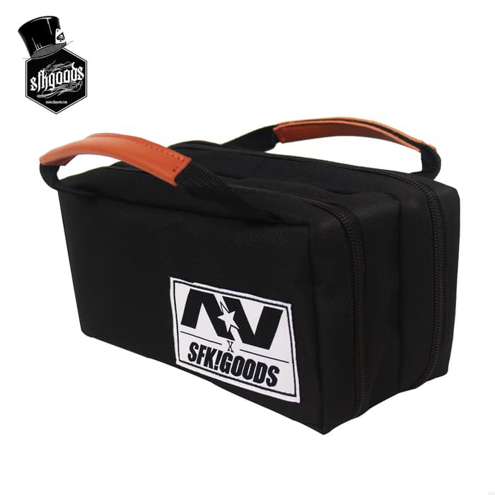 Medium Mecha Pro Special Edition AV x SFKGoods Vape Bag (Black)