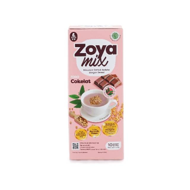 

MamaBewr ZoyaMix Sereal Kedelai dengan daun katuk rasa coklat