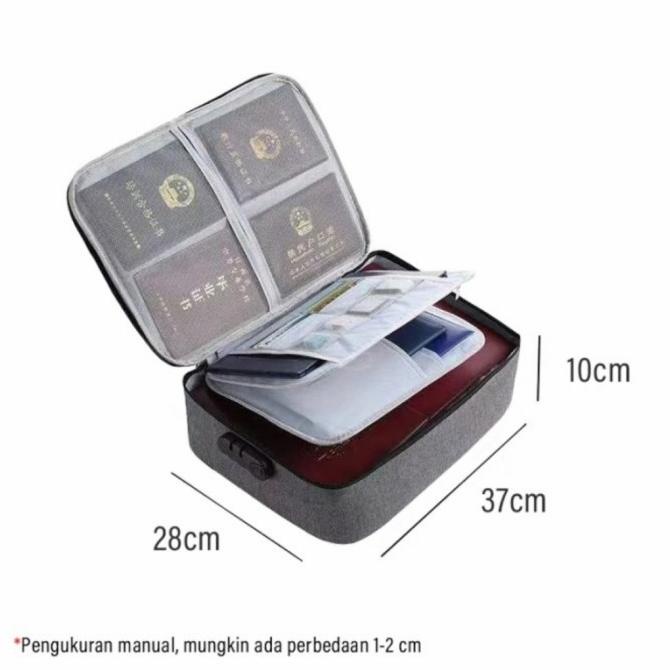 

SALE TAS PENYIMPANAN SURAT FILE TRAVEL BAG BOX STORAGE BAG BOX PORTABLE ( PACKING AMAN )