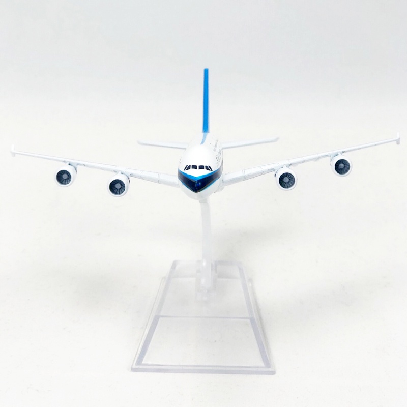 Miniatur Pesawat Terbang Airbus A380 380 Bahan Metal Ukuran 16CM Untuk Dekorasi / Hadiah