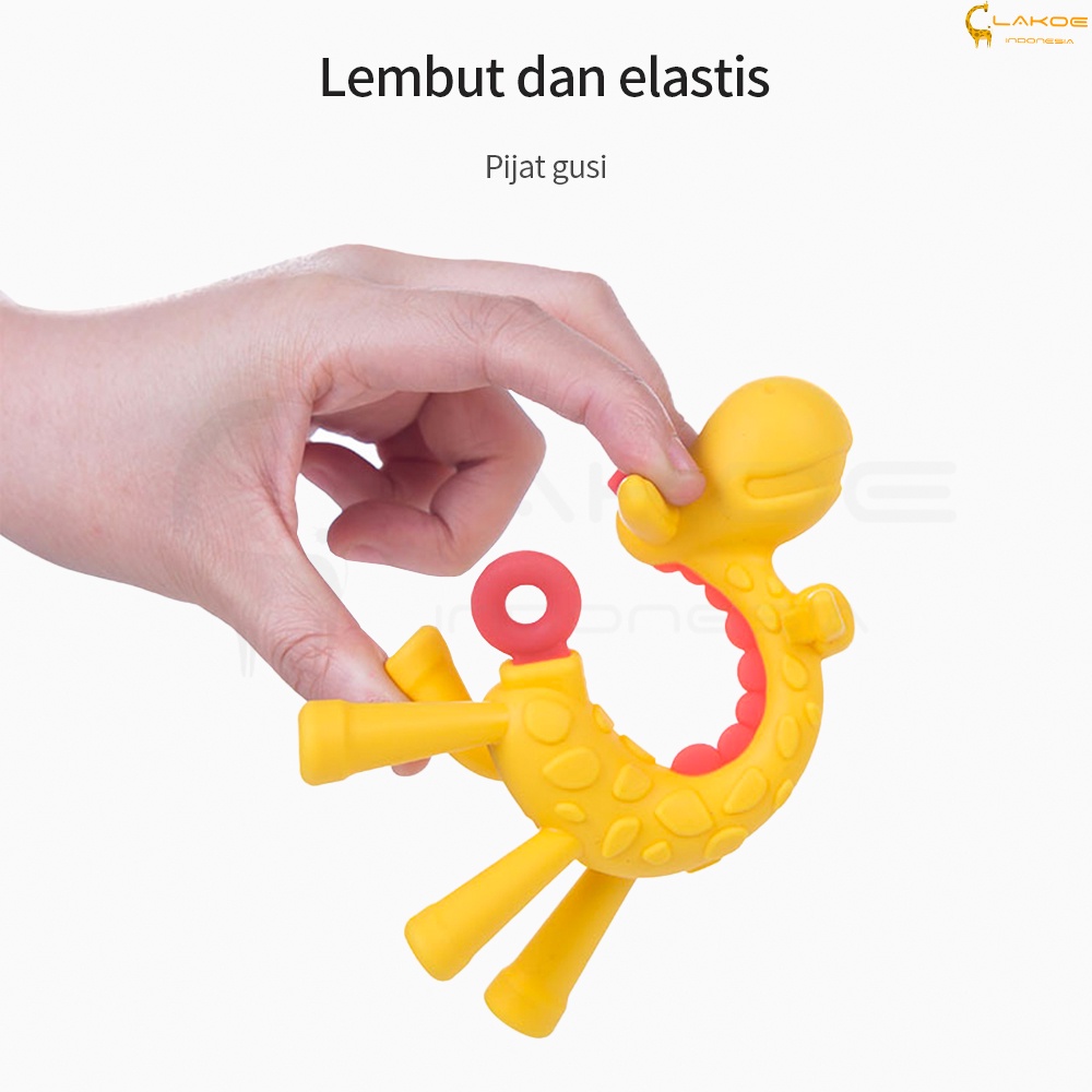 LAKOE Gigitan Bayi Teether Bayi Jerapah / Giraffe Teether