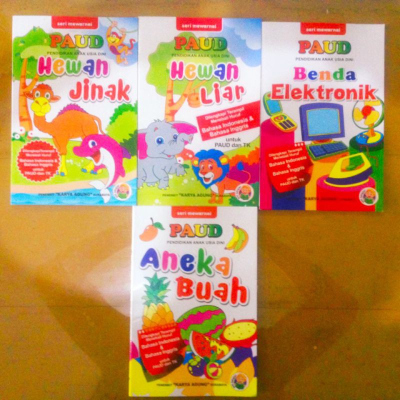 Buku Paud Buku Anak  Buku Mewarnai Buku TK / Bisa COD