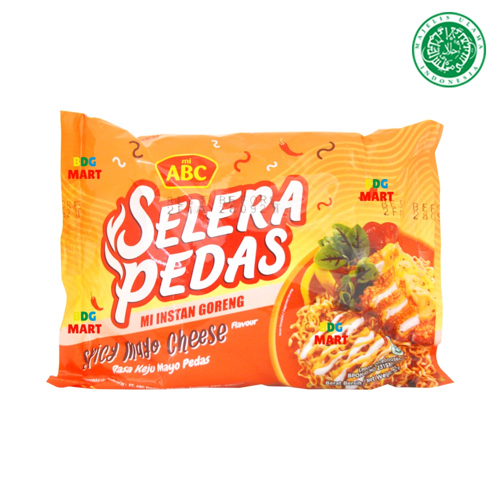 

ABC Selera Pedas Spicy Mayo Cheese Mie Instan Goreng Pedas Keju Halal MUI - 85gr