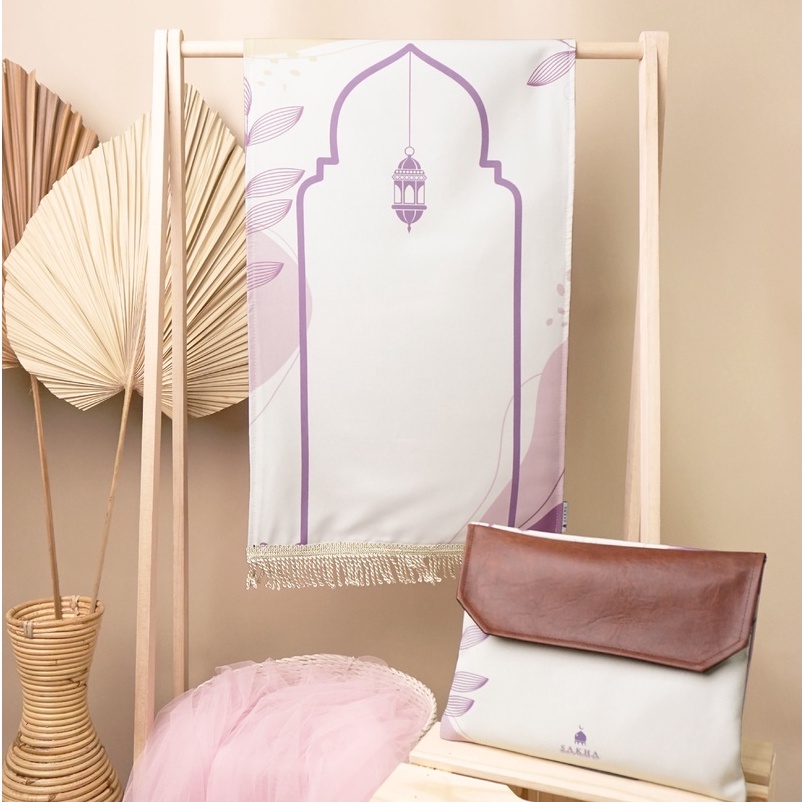 Sajadah Sakha READY STOCK - Abstract Mauve