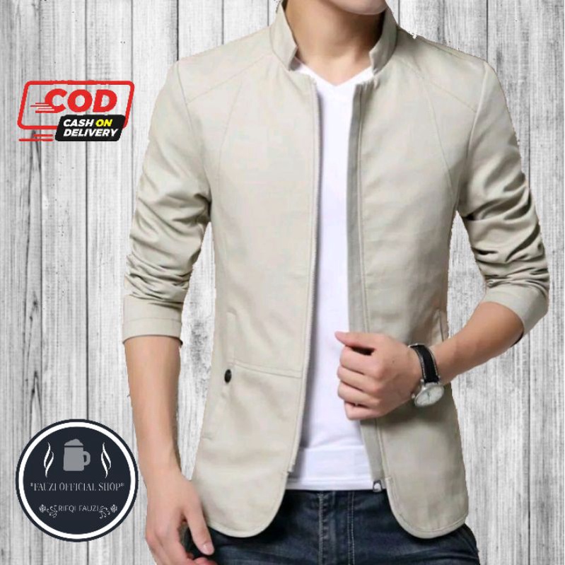 Jas pria  Kain Katun drill/jaket kantor/jas bleazer