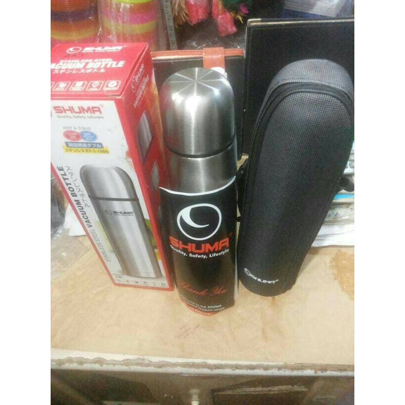 TERMOS AIR PANAS STAINLESS SHUMA 1 LITER TEBAL APF727