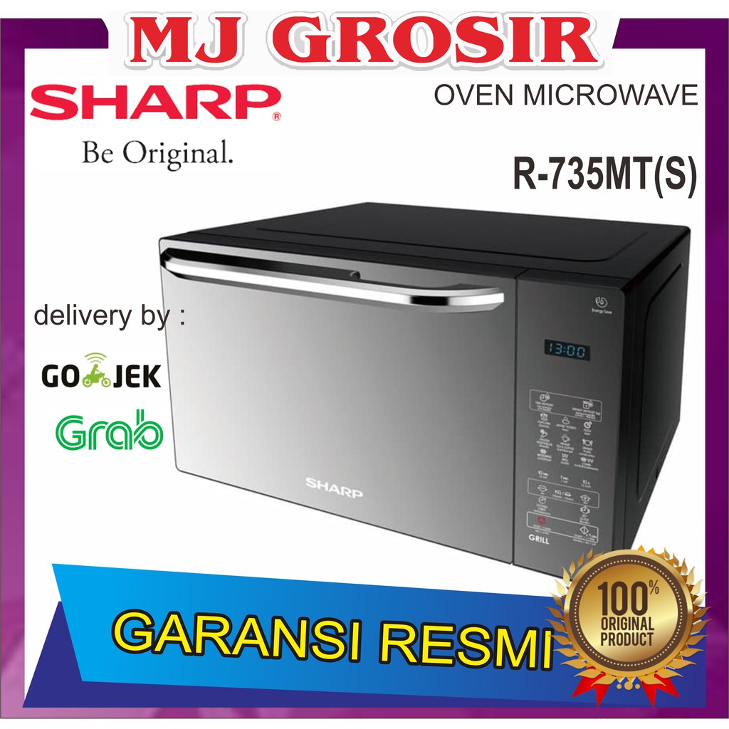 PROMO OVEN MICROWAVE SHARP R-735MT(S) R735MT