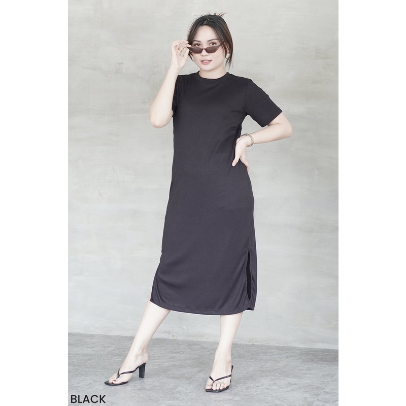 Dabagirl Knit Dress Casual Dres Wanita