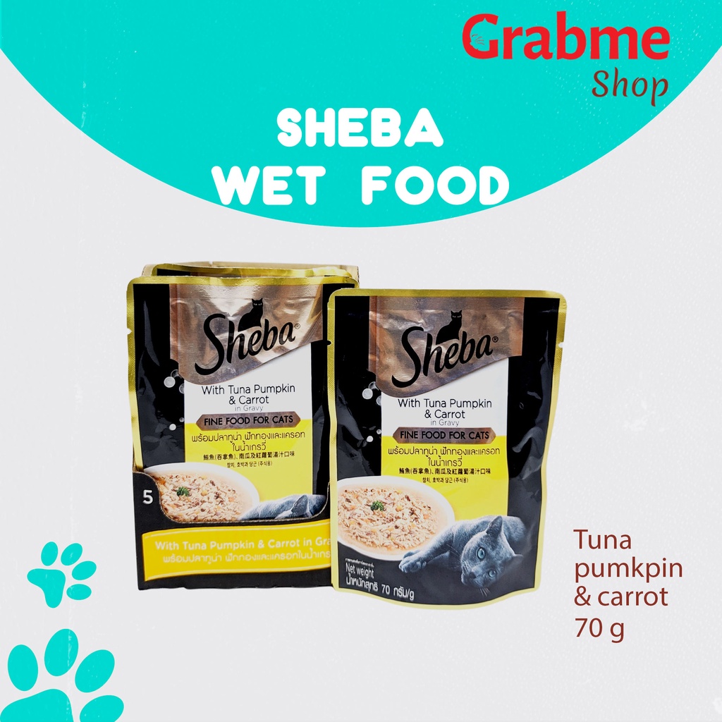 Sheba Pouch Makanan Kucing Basah Wet Food 70gr all variant