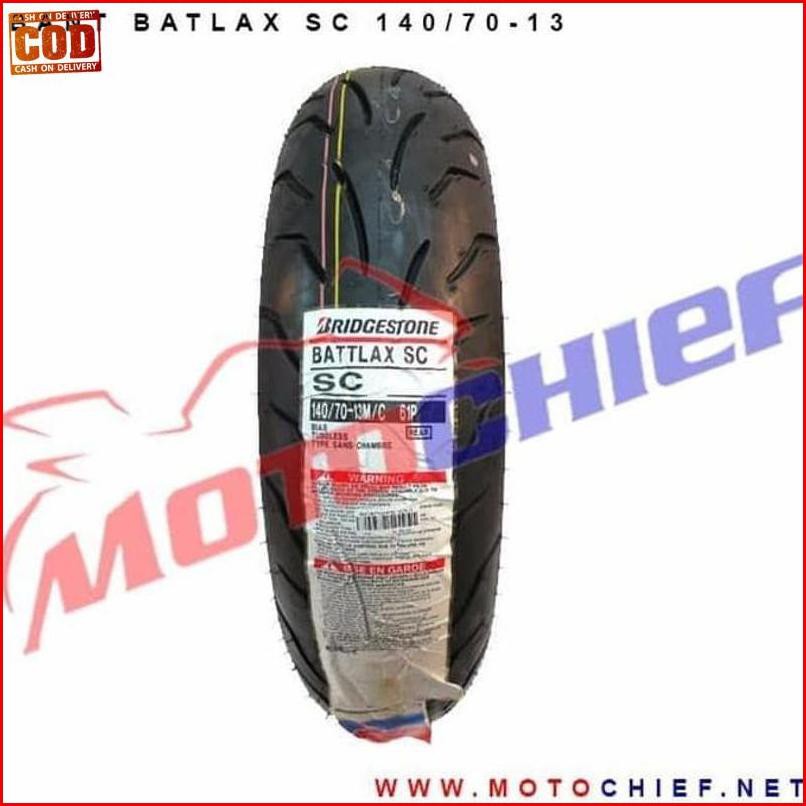 »819³ Ban Battlax Bridgestone Sc 120/70-13 Dan 140/70-13 Nmax ³