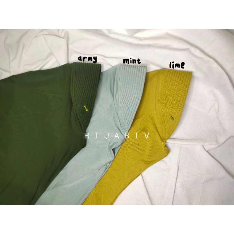 BERGO HAMIDAH OVAL ORI size L |  HIJAB INSTAN SPORT | KERUDUNG SEKOLAH | JILBAB OLAHRAGA