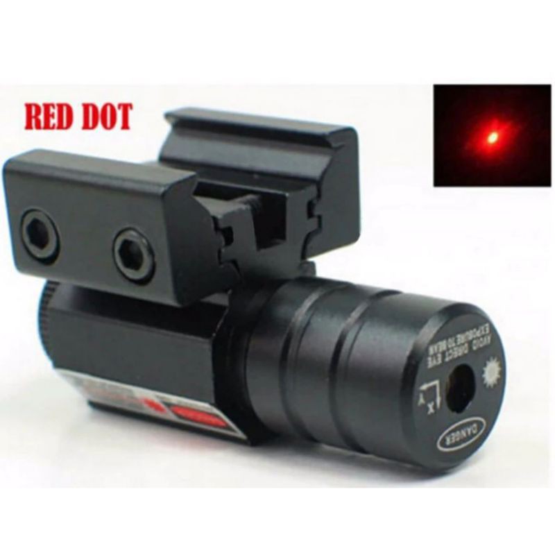 TaffLED Tactical Red Dot Laser - HJ11 - Black