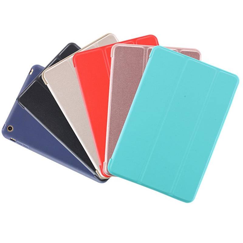 Soft Case Bahan Kulit Untuk iPad 9th 8th 7th 5th 6th 4th 3th 2th Air 5 4 3 2 1 Pro 11 10.9 10.5 10.2 9.7 Inch 3 2 1.21 203 Casing Pelindung Smart Cover Belakang Bahan Silikon Untuk Iphone