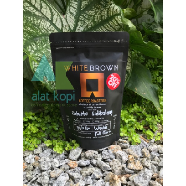 

Kopi Wholebean (biji) Robusta Sidikalang 100g full city Roasted.