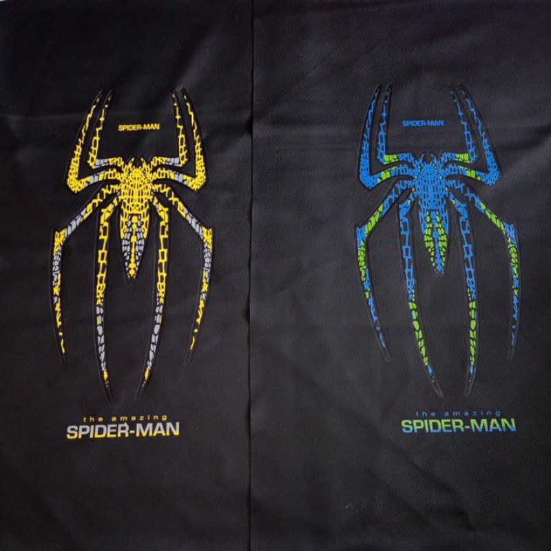 Sarung Kulit Jok Spiderman Motor Beat Mio Supra Jupiter Vega Vario Revo Blade Satria.