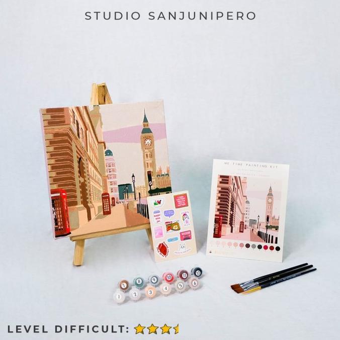 

cusss order] LONDON painting kit / Paint by number kit STUDIO SANJUNIPERO