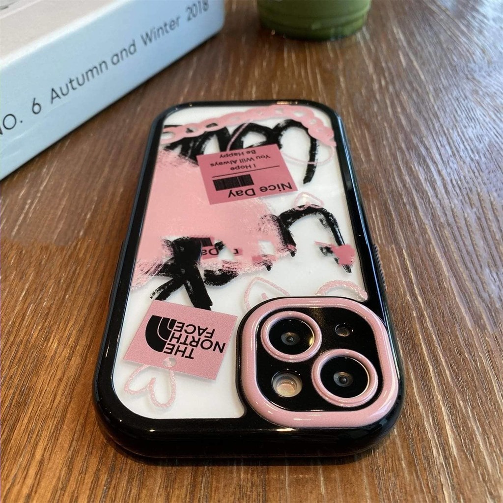 Soft Case Desain Artworks Dua Warna Untuk IPhone 12 13 11 Pro Max X Xs Max Xr 5524