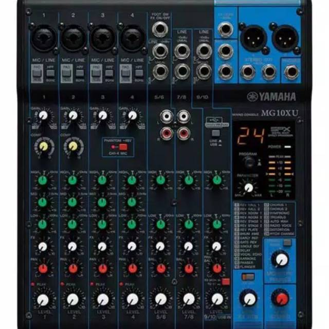 Mixer Yamaha Mg10xu Mixer 6 Channel Shopee Indonesia