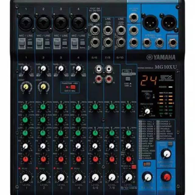 Mixer Yamaha Mg10xu Mixer 6 Channel Shopee Indonesia