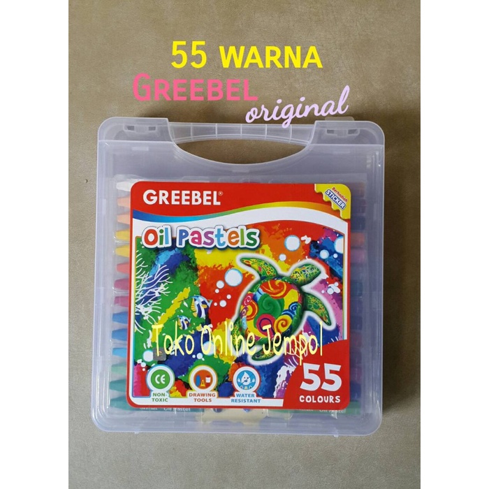 

Hemat Atk0049Gb (Isi55 Transparant) Greebel Oil Pastel Pp Crayon Gribel Art Promo