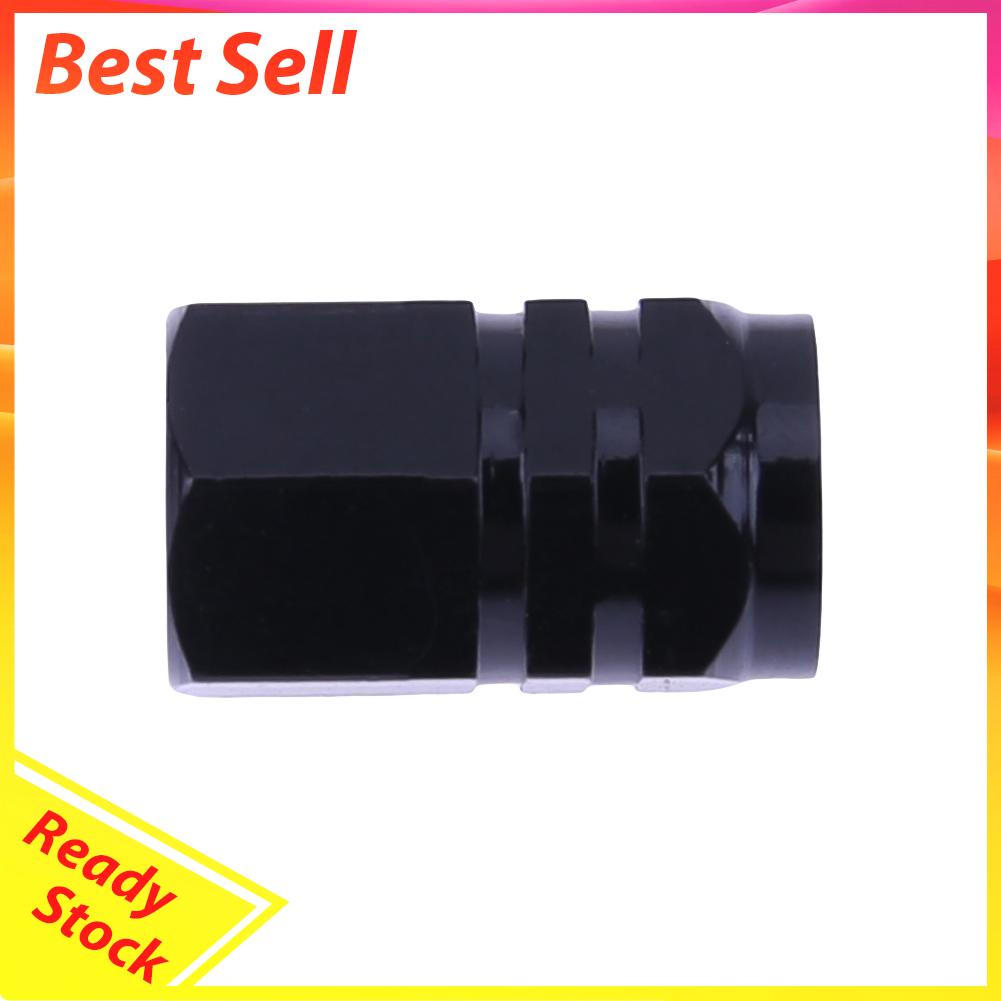 4pcs Tutup Pentil Ban Mobil Bahan Aluminum Alloy