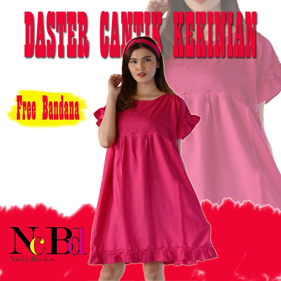 Daster Kekinian Remaja Lengan Pendek Drupadi Rempel