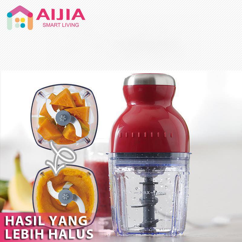 Premium Super Blender Capsule 3 Jenis Pisau (Blender Choper + Pengaduk Telur + Pengupas Bawang)