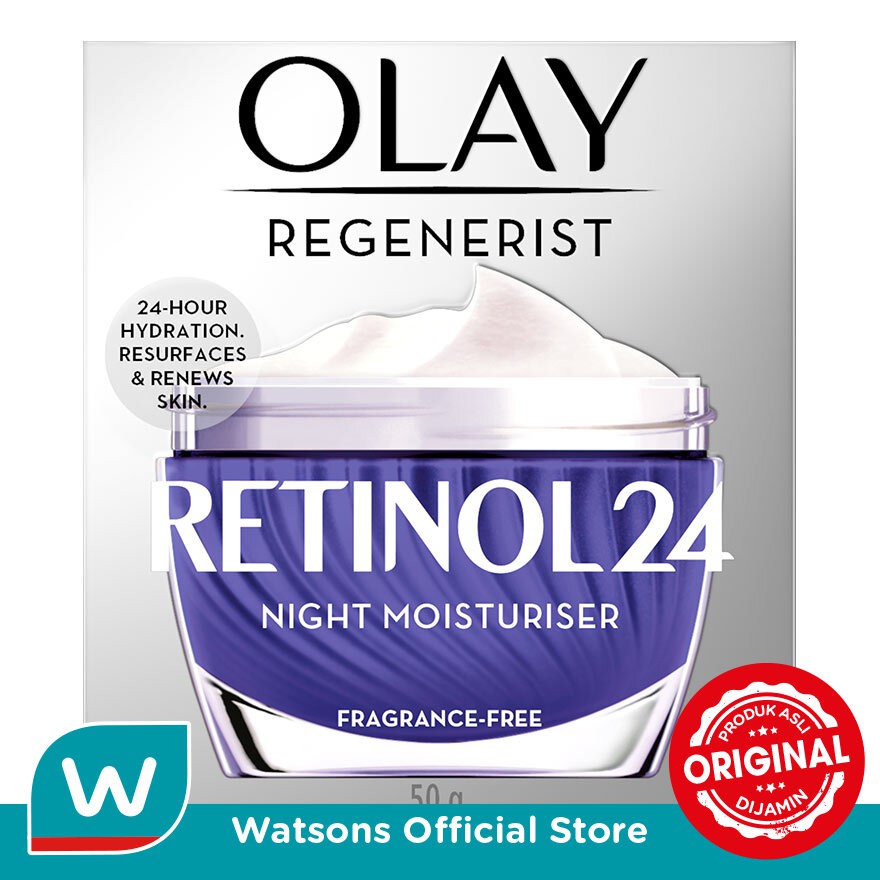 Olay Regenerist Retinol 24 Moisturiser Pelembab Krim Wajah 50g