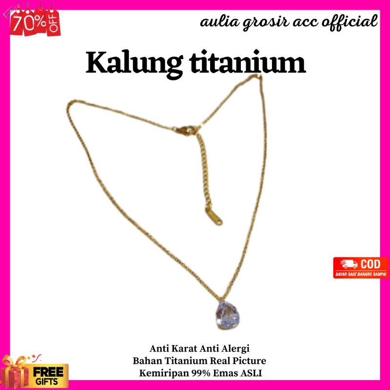 Kalung Titanium Wanita Kalung Titanium Kalung Titanium Anti Karat Kalung Wanita Kalung Anti Karat