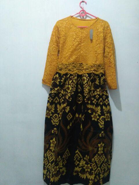 Tasyananu_batik Ipnu-ippnu Couple Gamis Brokat 2564 / Mahardani Couple