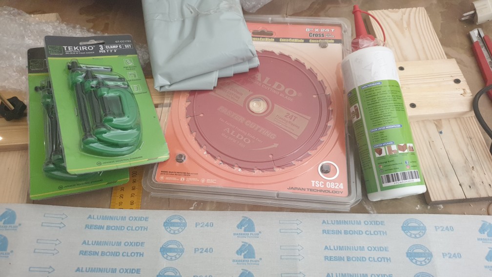 Aldo Cross Cutting Mata Potong Kayu Circle Circular Saw Blade 8 X 24t