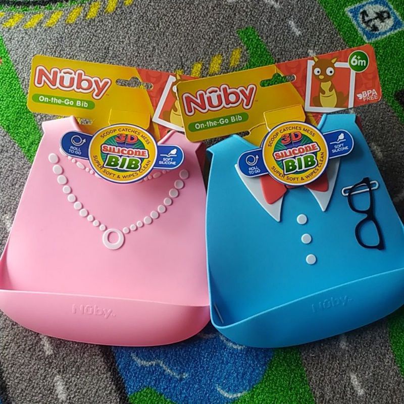 Nuby silicone bib