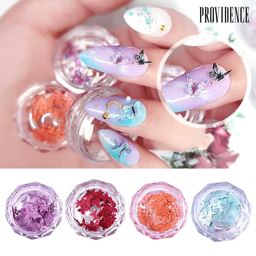 Providence DIY Manicure Decoration Simulation Mini Butterfly Nail Art Decoration Sticker