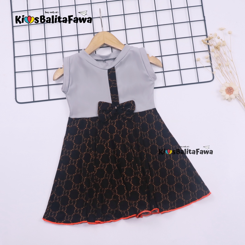 Dress Lala Bayi Uk 3-18 bulan / Baby Anak Perempuan Murah Dres Batik Yukensi Baju Adem  Motif
