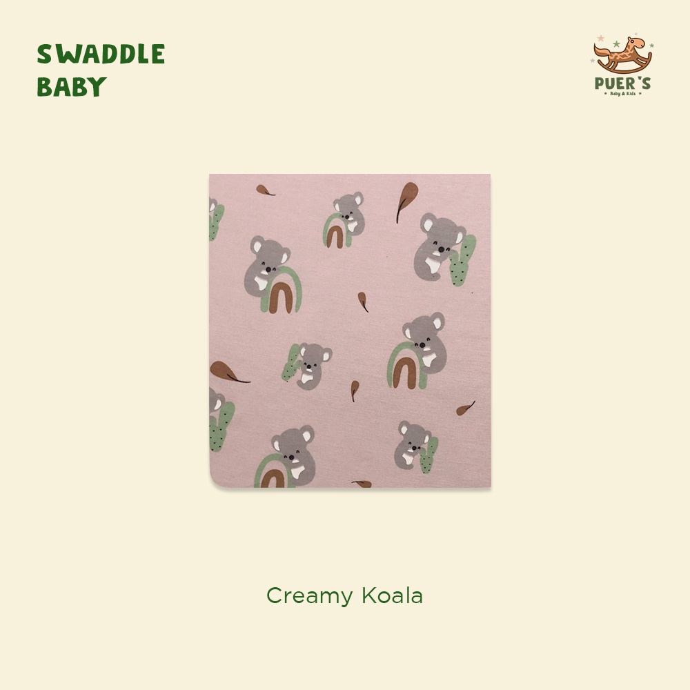 BEDONG BAYI (SWADDLE BABY) PUER'S CREAMY KOALA