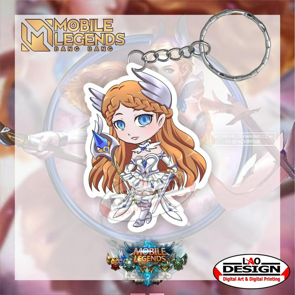 Gantungan Kunci Odette - Mobile Legend - Gantungan Kunci Akrilik - Ganci Akrilik - Gantungan Kunci H