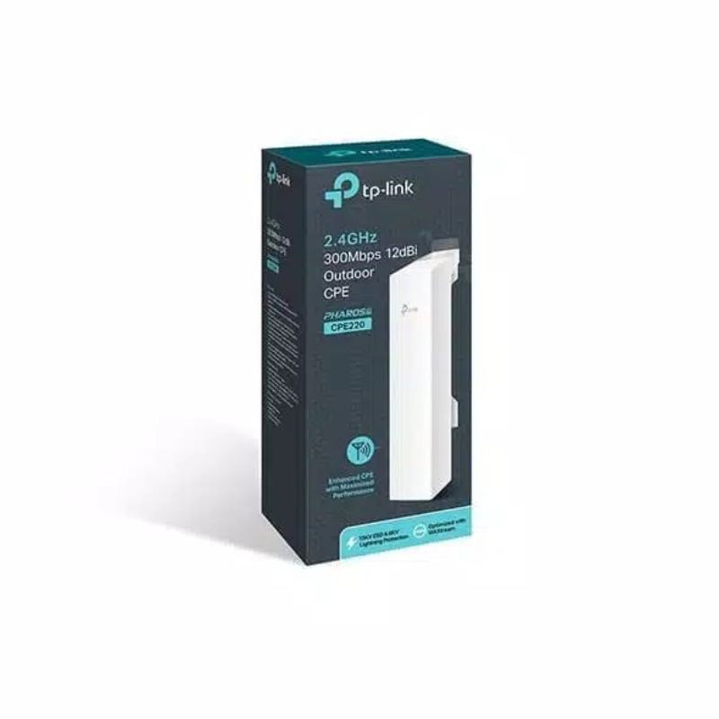 TP-Link CPE220 2.4GHz 300Mbps 12dBi Wireless Router Outdoor CPE