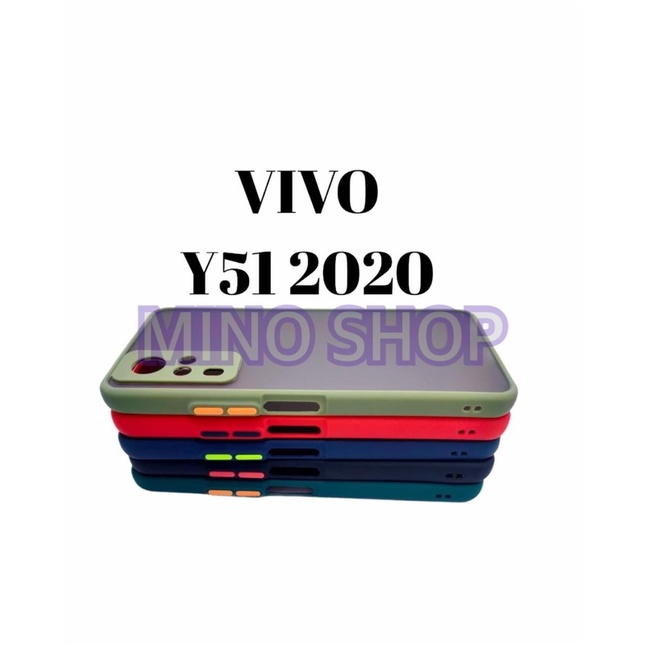 SOFTCASE VIVO Y51 2020 - HARDCASE DOVE MYCHOICE PLUS PELINDUNG KAMERA - AERO CASE