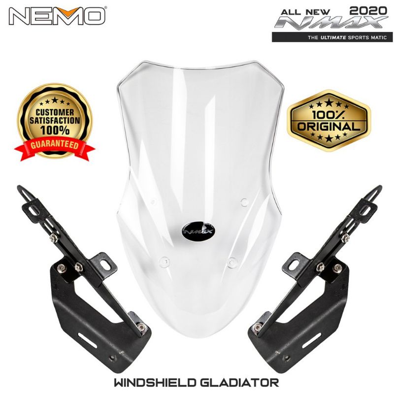 Windshield Nemo Tipe Gladiator All New Nmax 155 2020 2021