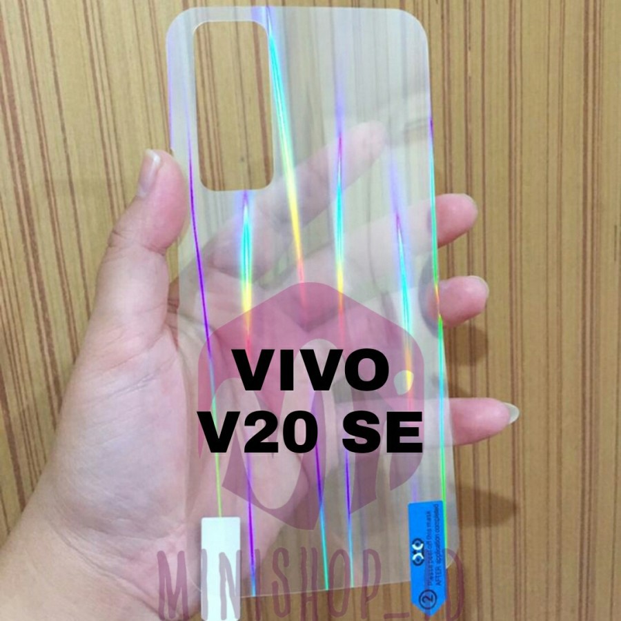 VIVO V23 5G V23e V21 4G V21 5G V20 V20 2021 VIVO V20 SE ANTI GORES BELAKANG SKIN AURORA, SKIN GLITER PELANGI ANTI JAMUR PELINDUNG BELAKANG JAMURAN V23 e 5G