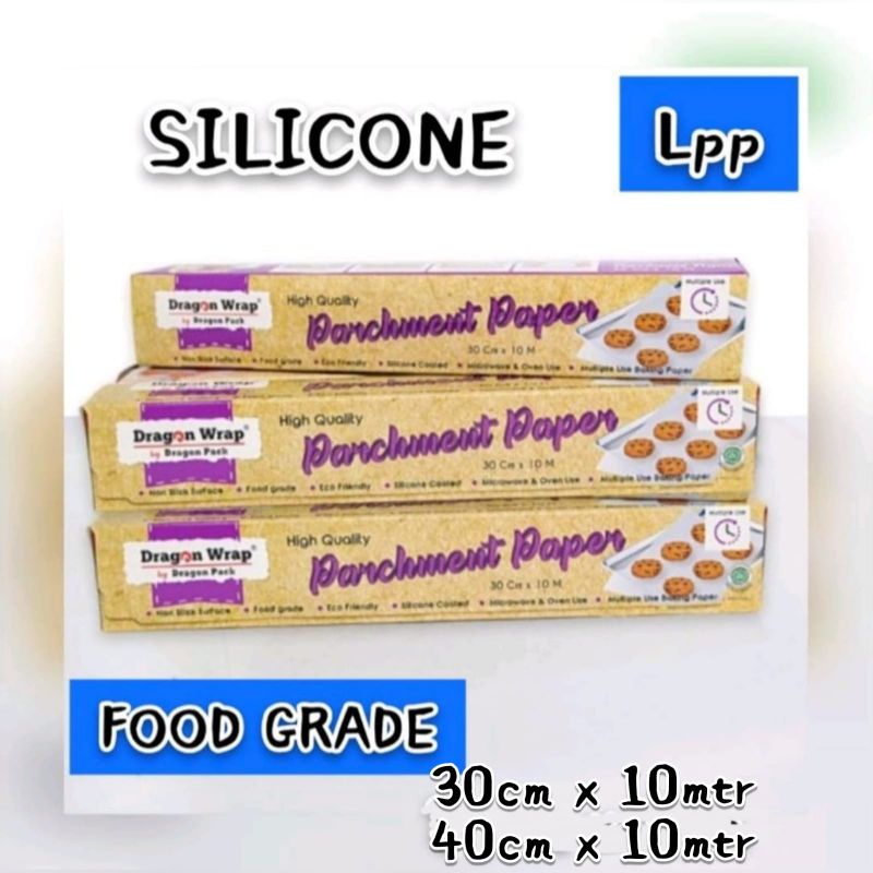 

PARCHMENT PAPER ROLL ~ Kertas alas roti gulung uk 30 & 40 cm panjang 10m.