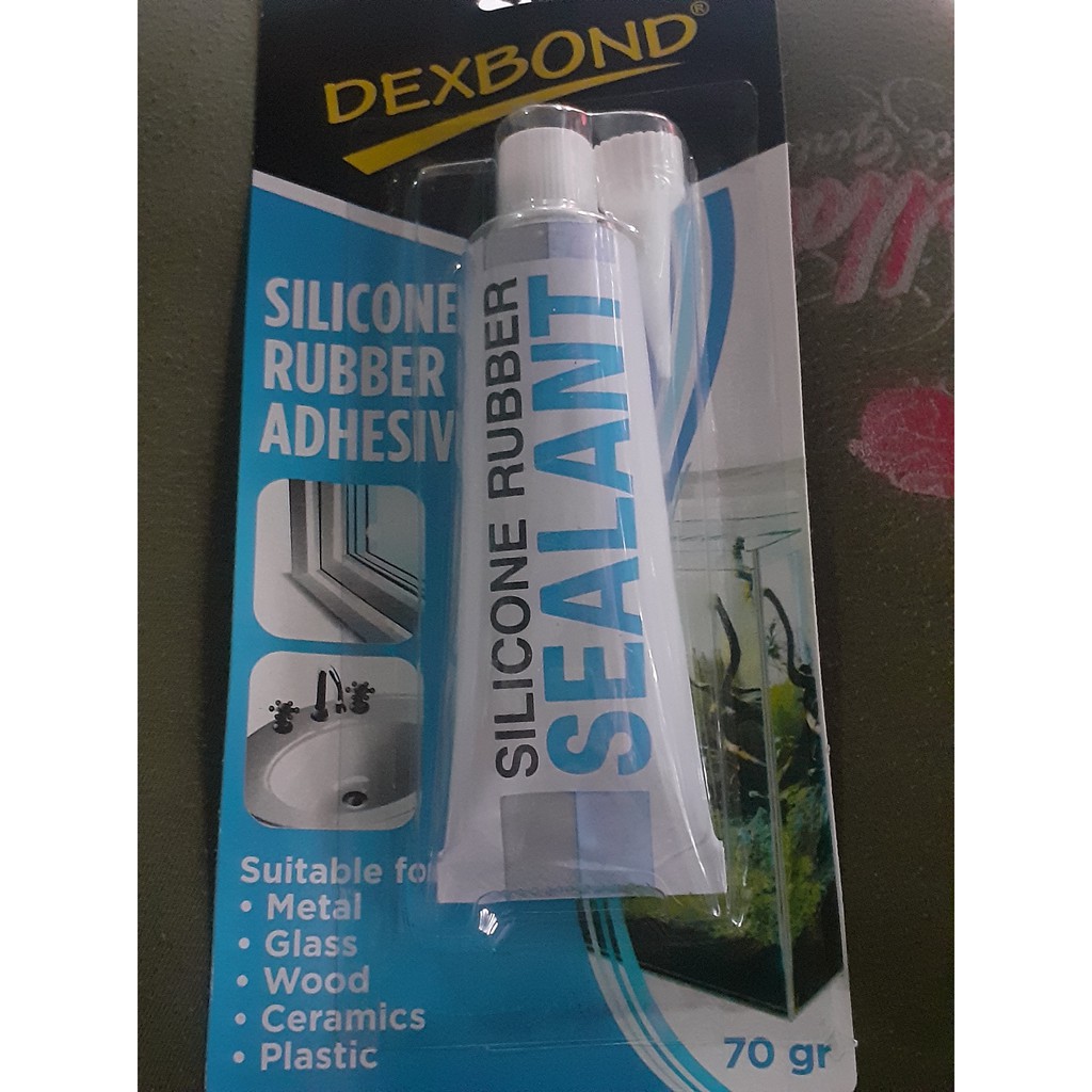 

DEXBONE - Silicone Rubber Adhesive Sealant - Lem Silicone Sealant Lem Kaca Aquarium