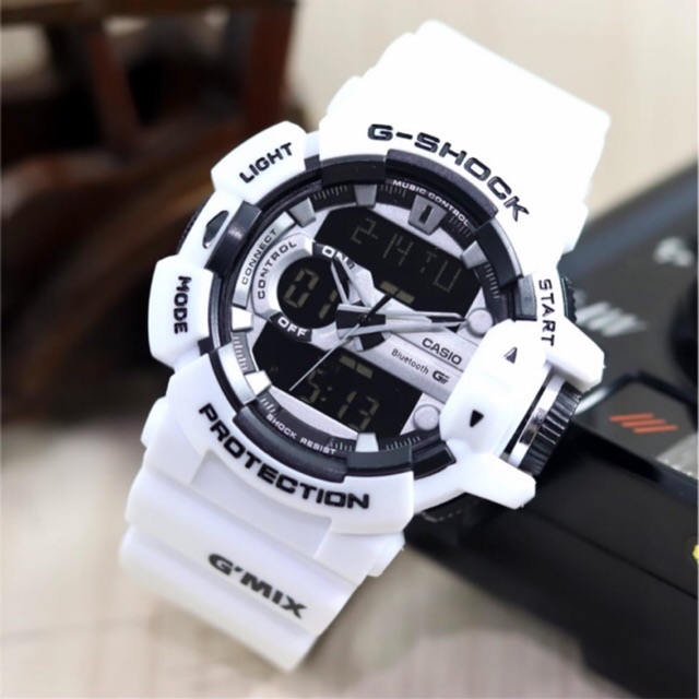 JAM TANGAN G SHOCK GBA400 FULL PUTIH WHITE