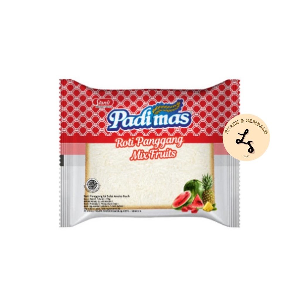 Roti Panggang Padimas Rasa Coklat/Blueberry/Vanilla/Pandan/Mix Fruits/Keju-2