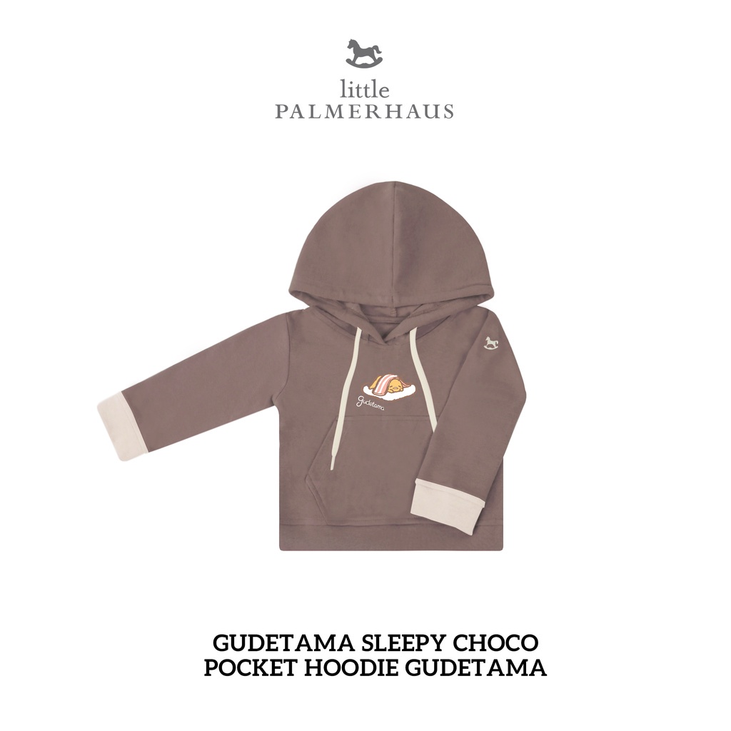 Jaket Hoodie Bayi Anak Little Palmerhaus Pocket Hoodie Gudetama