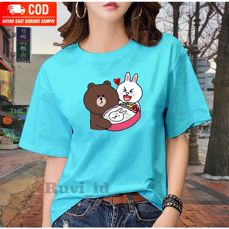 Ruvi_id-KAOS IMPORT / BELI 3 GRATIS HEADSET EXTRA BAS / KAOS BERUANG LUCU / KAOS WANITA KOREAN STYLE / KAOS WANITA KEKINIAN VIRAL / KAOS WANITA DEWASA / KAOS OBLONG / KAOS OVERSIZE / KAOS DISTRO / KAOS CEWEK BAHAN ADEM TEBAL / KAOS MURAH