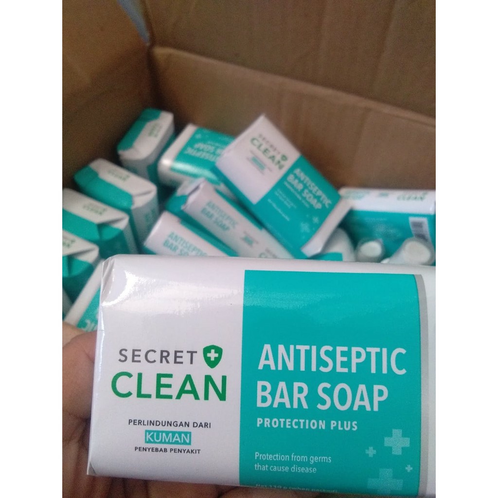 ❤ORIGINAL❤ SECRET CLEAN ANTISEPTIC BAR SOAP 110 Gr | Sabun Mandi Antiseptik