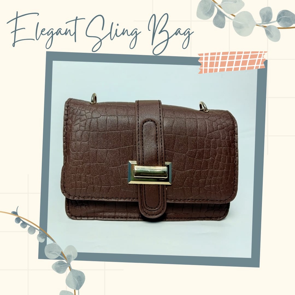 SLINGBAG TAS SELEMPANG MODEL ELEGANT POLOS